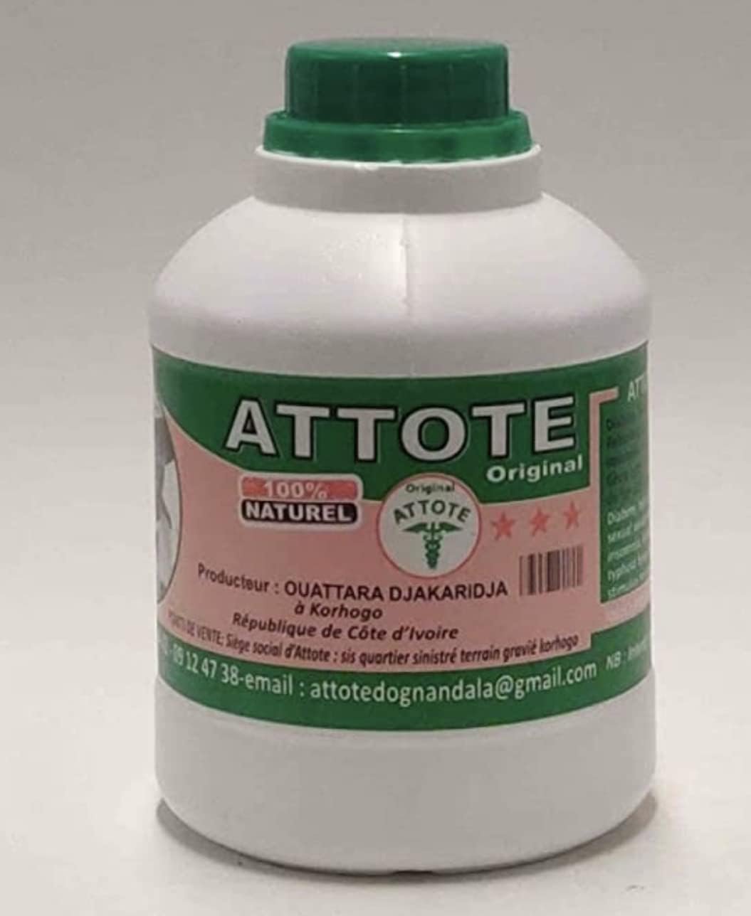 Attote 100% naturel
