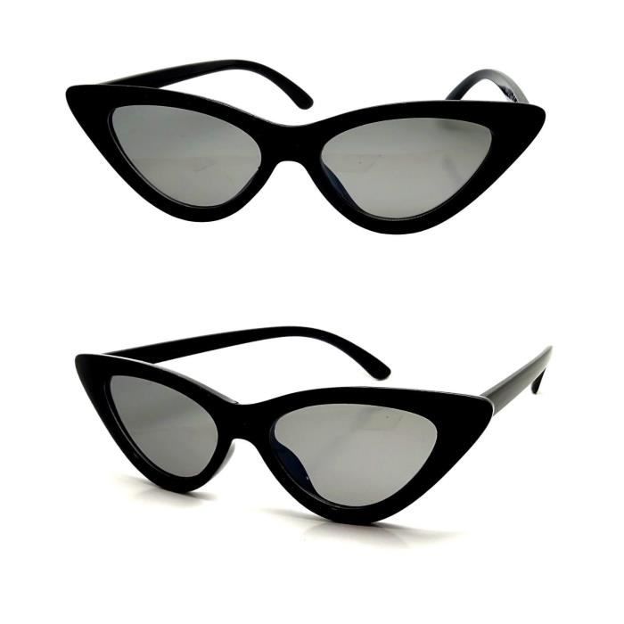 Lunettes Soleil Femme Cat eyes Œil de chat Pointu