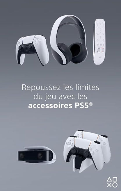 Manette PlayStation 5 officielle DualSense, Sans fil, Batterie rechargeable, Bluetooth, Compatible avec PS5