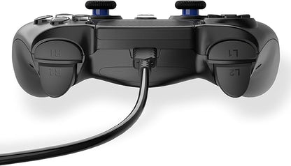 Manette Filaire Noire pour PS4 avec Câble 3M avec prise Jack
