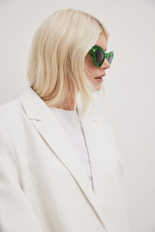 Lunettes Soleil Femme Cat eyes Œil de chat Pointu